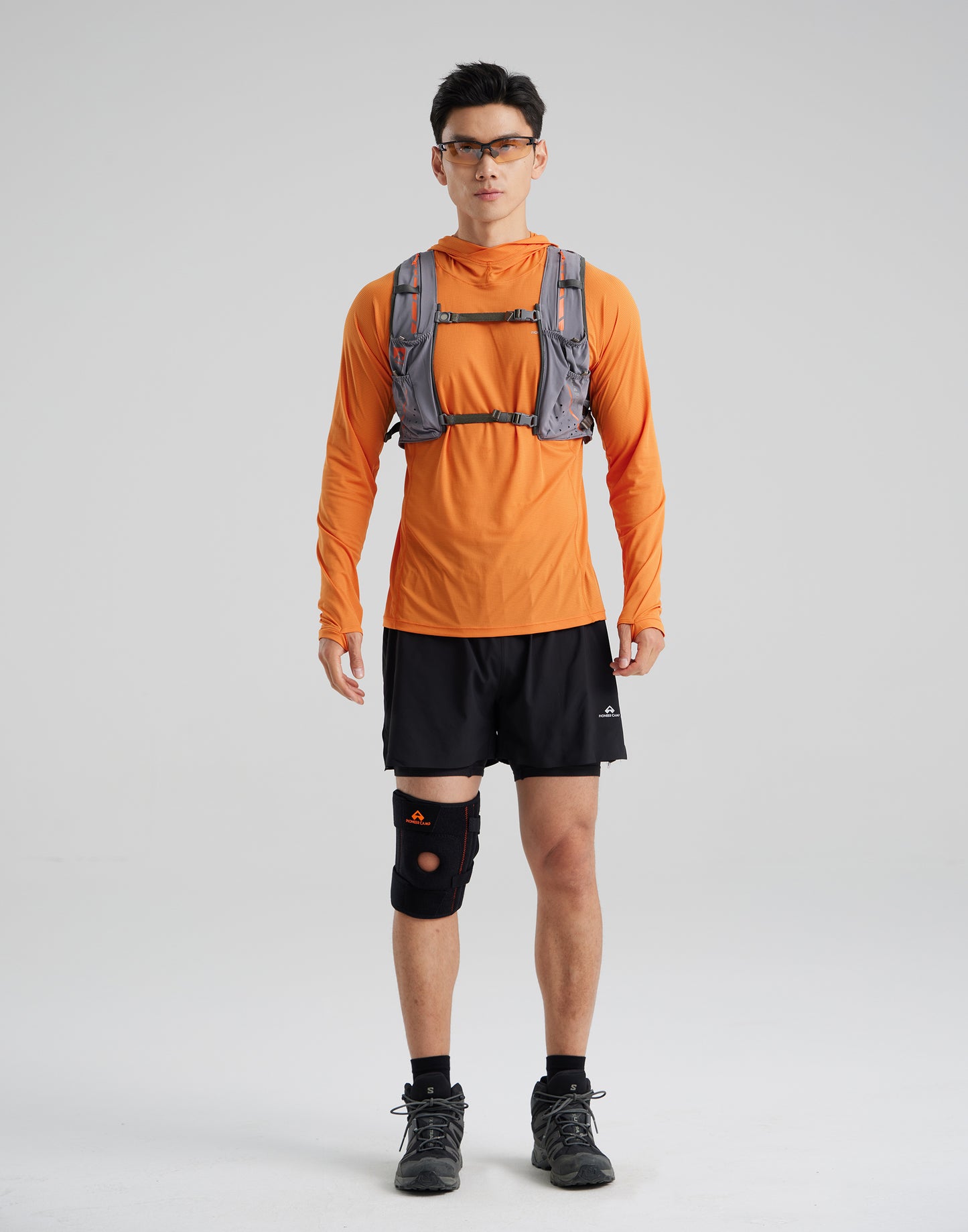 Pioneer Camp Men's Long Sleeve Quick-Dry Running Shirt