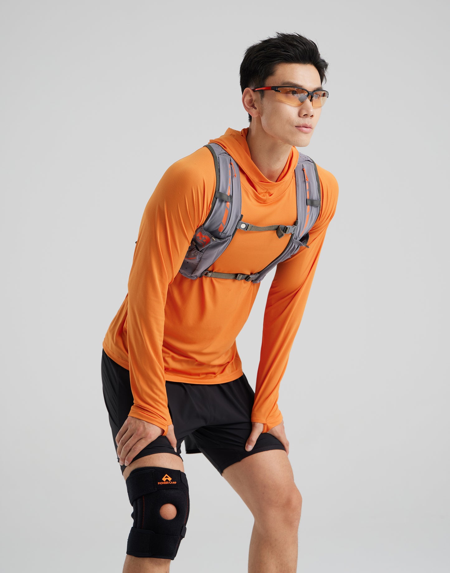 Pioneer Camp Men's Long Sleeve Quick-Dry Running Shirt