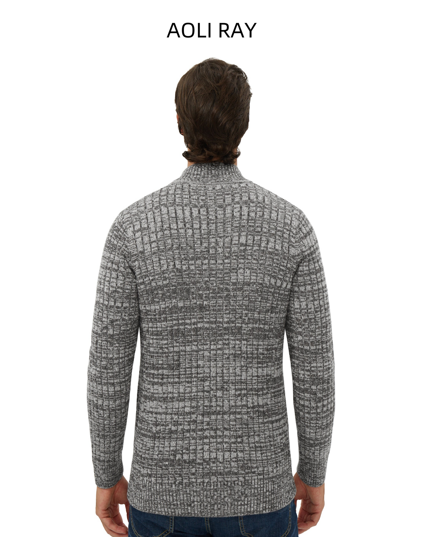 AOLI RAY Men's Cardigan Sweater