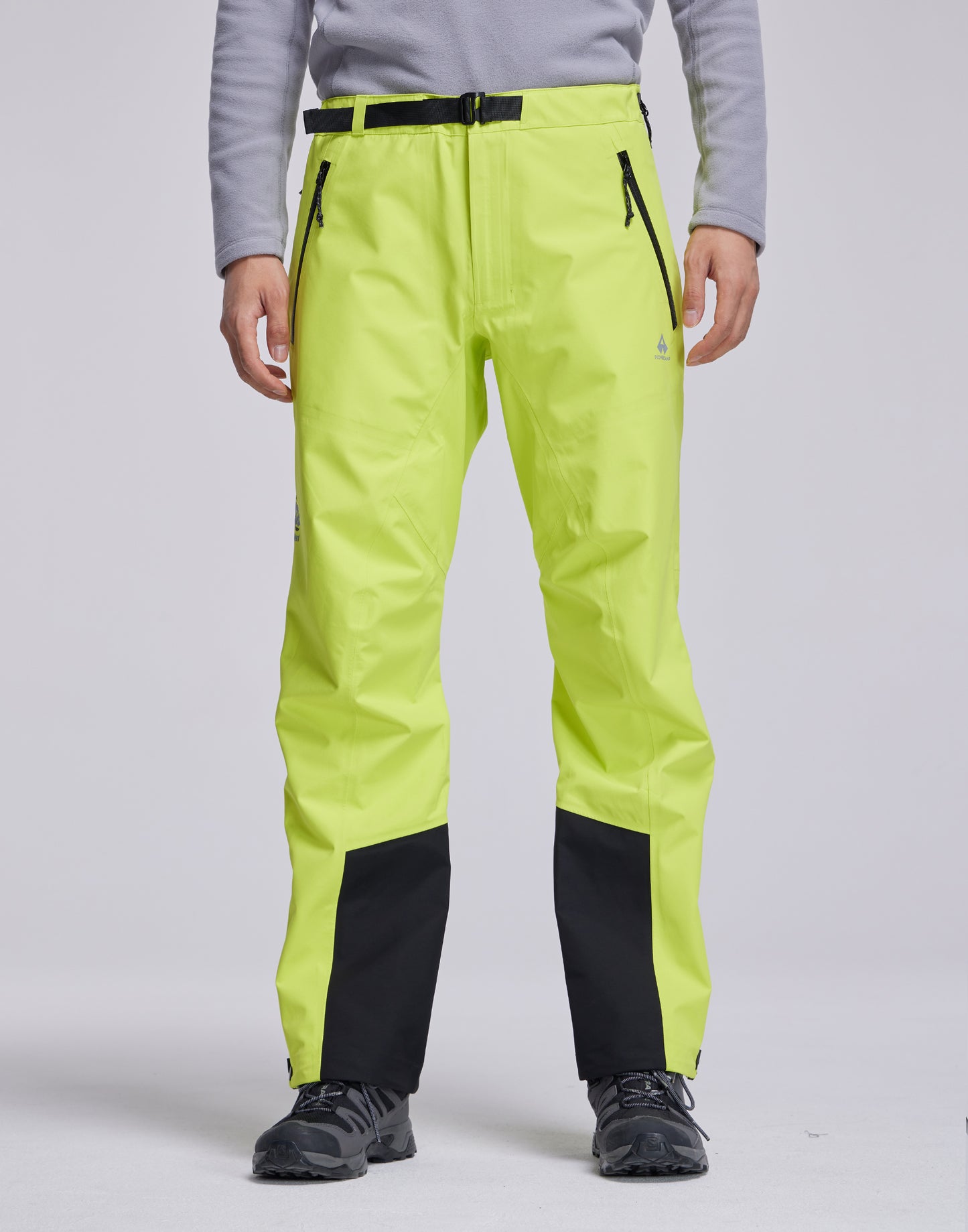 Pioneer Camp Men's Waterproof Ski Pants – Windproof, Lightweight, Full-Zip Design