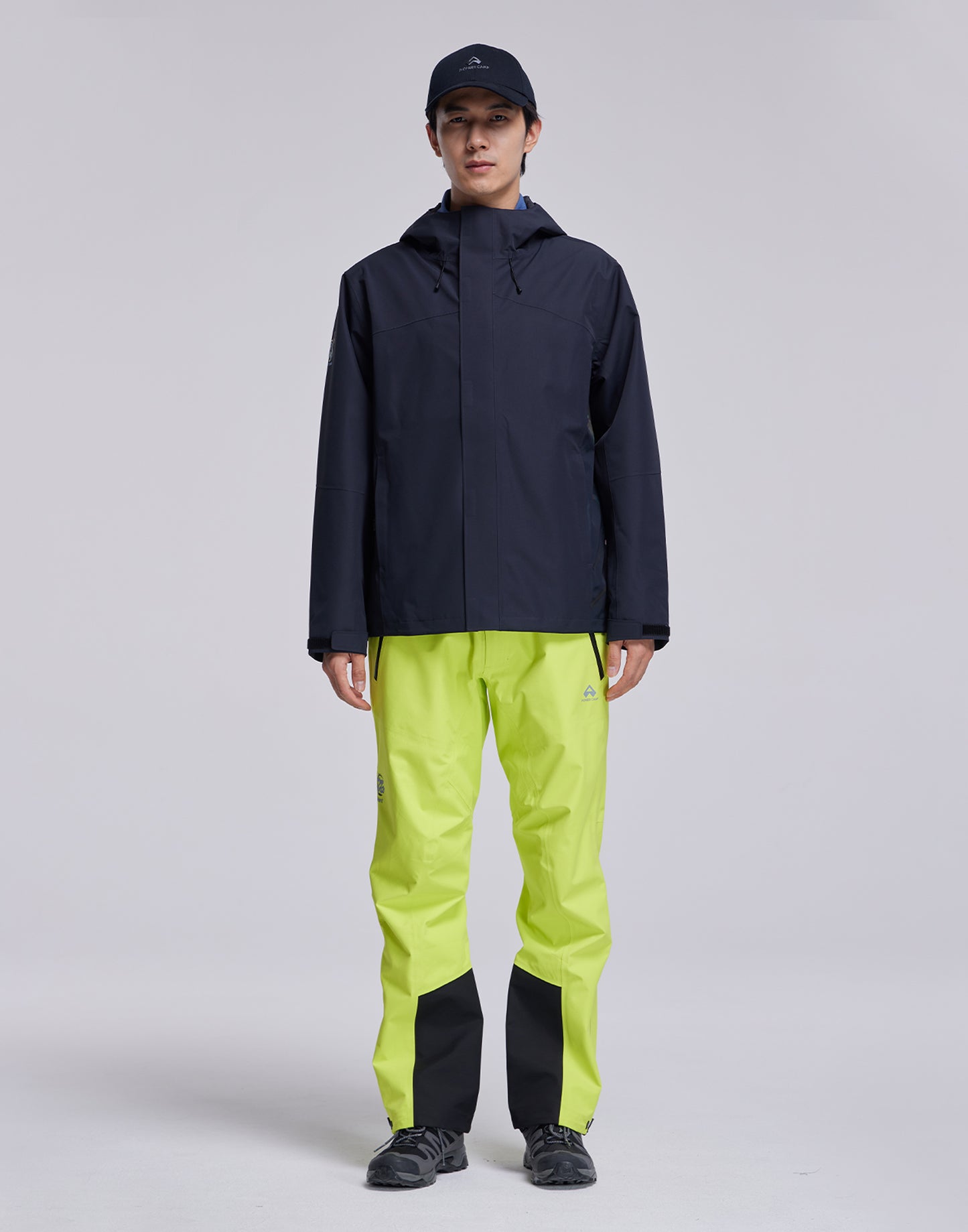 Pioneer Camp Men's Waterproof Ski Pants – Windproof, Lightweight, Full-Zip Design